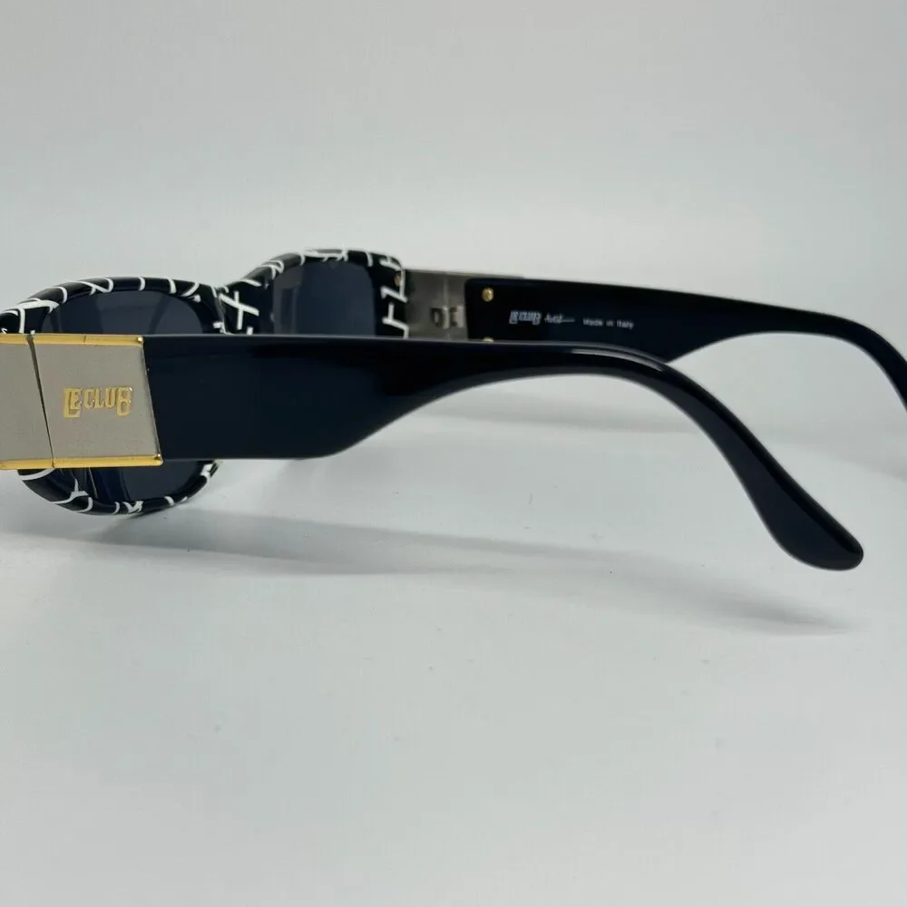 Le Club Actif Italy True Vintage Sunglasses‎ Frames 53 668 Design Black H349
